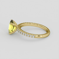2.03 Ct. Yellow Sapphire Ring, 14K Yellow Gold 4