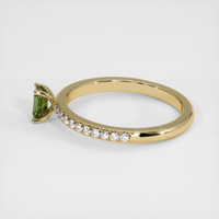 0.39 Ct. Sapphire Ring, 14K Yellow Gold 4