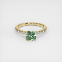 1.21 Ct. Sapphire Ring, 14K Yellow Gold 1