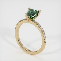 0.93 Ct. Sapphire Ring, 14K Yellow Gold 2