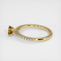 0.47 Ct. Sapphire Ring, 14K Yellow Gold 4