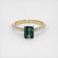 2.05 Ct. Sapphire Ring, 14K Yellow Gold 1