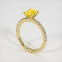 2.10 Ct. Sapphire Ring, 14K Yellow Gold 2