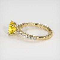 2.10 Ct. Sapphire Ring, 14K Yellow Gold 4