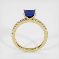 1.33 Ct. Blue Sapphire Ring, 18K Yellow Gold 3
