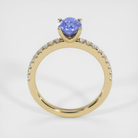1.13 Ct. Blue Sapphire Ring, 18K Yellow Gold 3