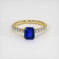 1.01 Ct. Sapphire Ring, 18K Yellow Gold 1