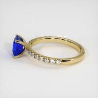 1.01 Ct. Sapphire Ring, 18K Yellow Gold 4