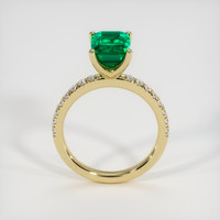 1.43 Ct. Emerald Ring, 18K Yellow Gold 3