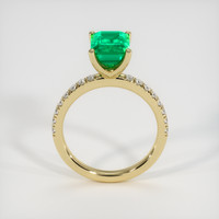 1.56 Ct. Emerald Ring, 18K Yellow Gold 3