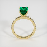 1.46 Ct. Emerald Ring, 18K Yellow Gold 3