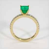 1.19 Ct. Emerald Ring, 18K Yellow Gold 3