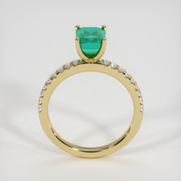 1.83 Ct. Emerald Ring, 18K Yellow Gold 3