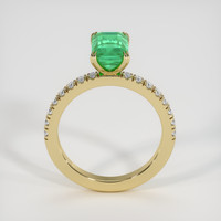 2.04 Ct. Emerald Ring, 18K Yellow Gold 3