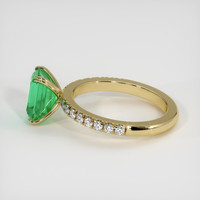 2.04 Ct. Emerald Ring, 18K Yellow Gold 4
