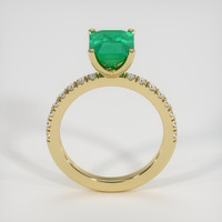 2.24 Ct. Emerald Ring, 18K Yellow Gold 3