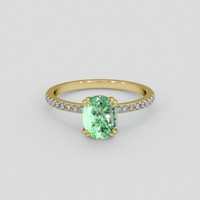 2.37 Ct. Emerald Ring, 18K Yellow Gold 1