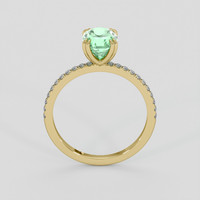 2.37 Ct. Emerald Ring, 18K Yellow Gold 3
