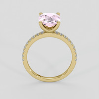 1.75 Ct. Pink Spinel Ring, 18K Yellow Gold 3