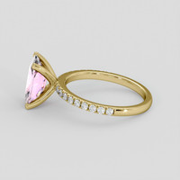 1.75 Ct. Pink Spinel Ring, 18K Yellow Gold 4