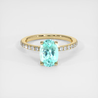 1.82 Ct. Gemstone Ring, 18K Yellow Gold 1