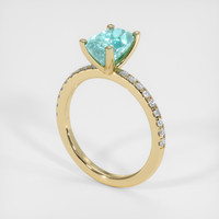 1.82 Ct. Gemstone Ring, 18K Yellow Gold 2