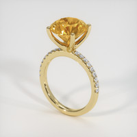 4.12 Ct. Gemstone Ring, 18K Yellow Gold 2