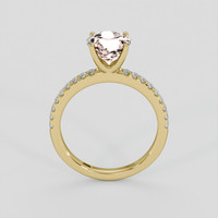 1.66 Ct. Pink Tourmaline Ring, 18K Yellow Gold 3