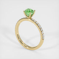 0.97 Ct. Gemstone Ring, 18K Yellow Gold 2