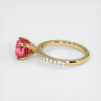 3.07 Ct. Sapphire Ring, 18K Yellow Gold 4