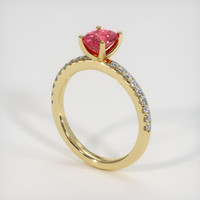 1.07 Ct. Sapphire Ring, 18K Yellow Gold 2