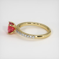 1.07 Ct. Sapphire Ring, 18K Yellow Gold 4