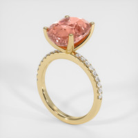 8.08 Ct. Sapphire Ring, 18K Yellow Gold 2