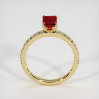 1.04 Ct. Ruby Ring, 18K Yellow Gold 3