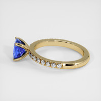 1.48 Ct. Blue Sapphire Ring, 18K Yellow Gold 4