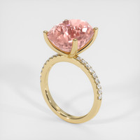 12.01 Ct. Sapphire Ring, 18K Yellow Gold 2