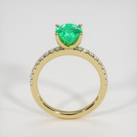 1.55 Ct. Emerald Ring, 18K Yellow Gold 3