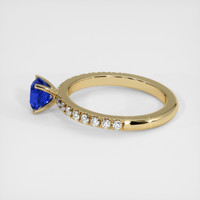 0.81 Ct. Sapphire Ring, 18K Yellow Gold 4