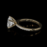 3.06 Ct. Sapphire Ring, 18K Yellow Gold 4
