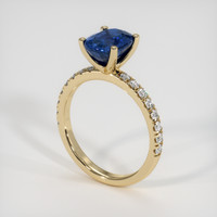 1.80 Ct. Sapphire Ring, 18K Yellow Gold 2