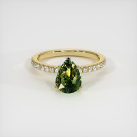 3.01 Ct. Sapphire Ring, 18K Yellow Gold 1