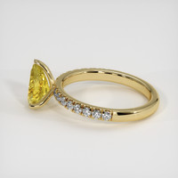 1.03 Ct. Sapphire Ring, 18K Yellow Gold 4