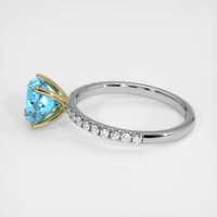 3.38 Ct. Gemstone Ring, 14K Yellow & White 4