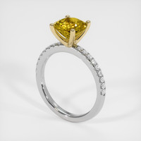 2.10 Ct. Gemstone Ring, 14K Yellow & White 2