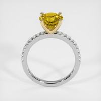 2.10 Ct. Gemstone Ring, 14K Yellow & White 3