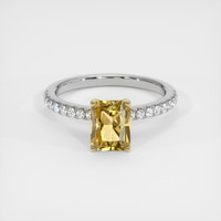 1.77 Ct. Gemstone Ring, 14K Yellow & White 1