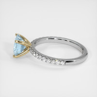 1.35 Ct. Gemstone Ring, 14K Yellow & White 4