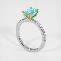 1.82 Ct. Gemstone Ring, 14K Yellow & White 2