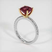 2.86 Ct. Gemstone Ring, 14K Yellow & White 2