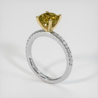 1.71 Ct. Gemstone Ring, 14K Yellow & White 2